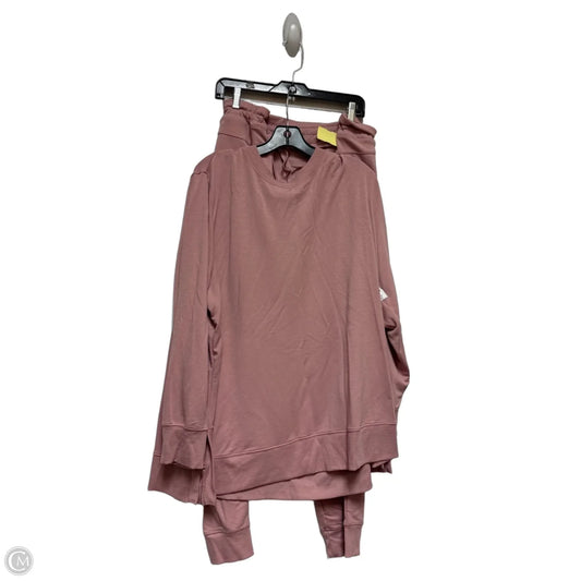 Athletic Pants 2pc By Jockey In Pink, Size: 3x