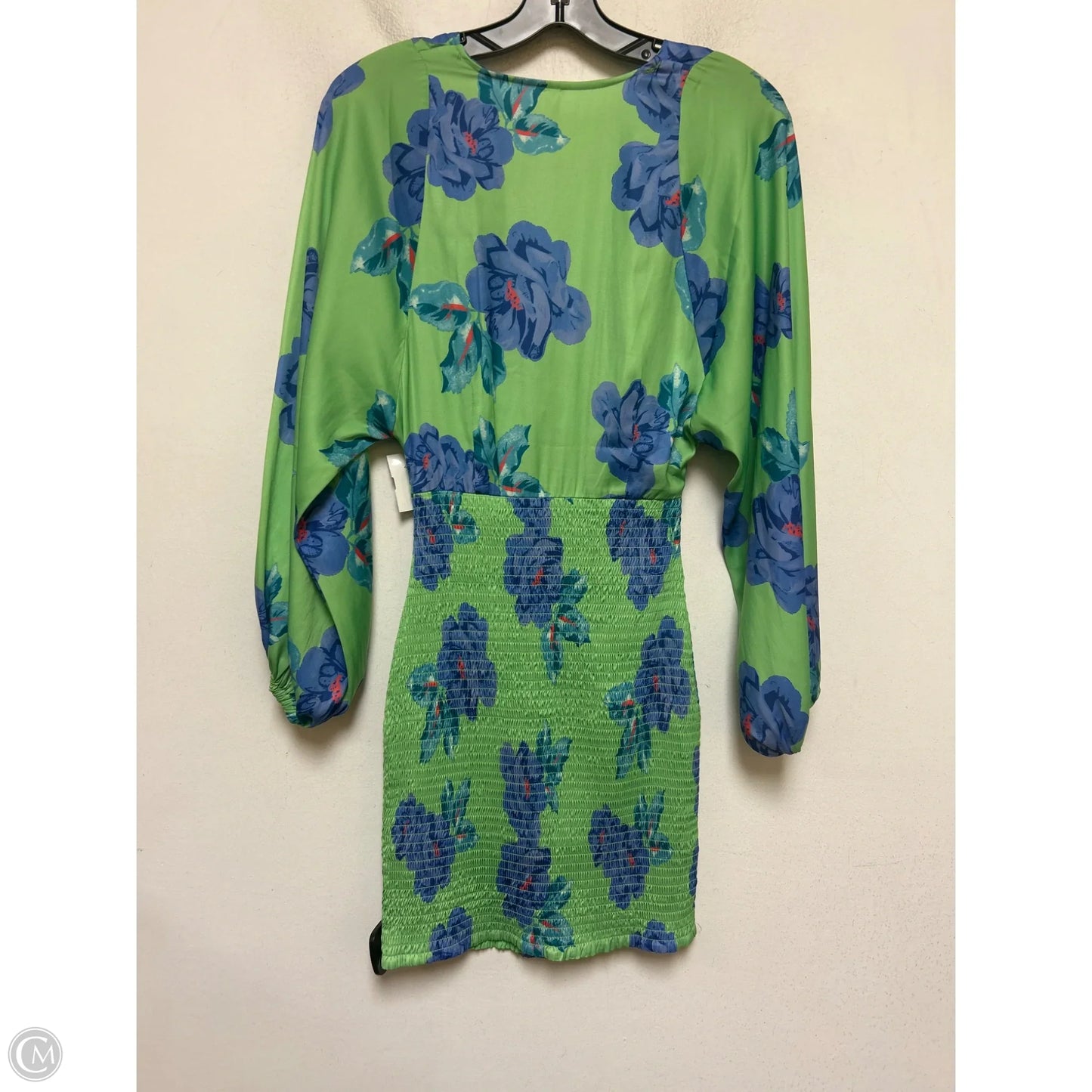 Dress Casual Short By Free People In Green & Purple, Size: Xs