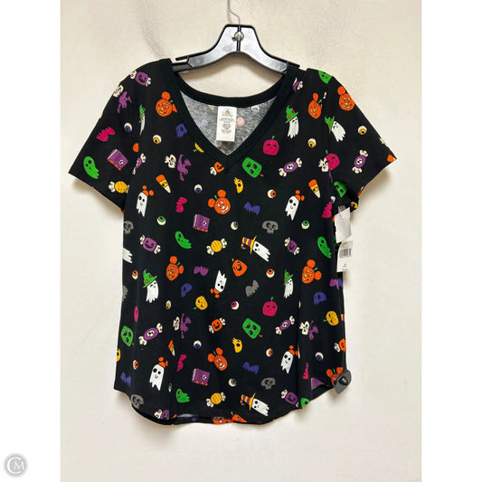 Top Short Sleeve By Disney In Multi-colored, Size: M