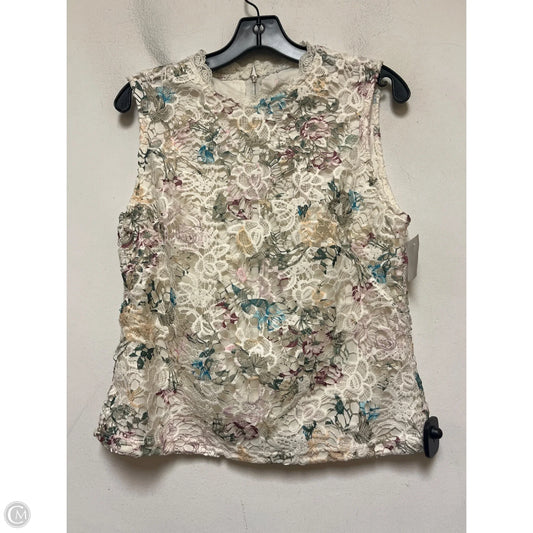 Top Sleeveless By Nanette By Nanette Lepore In Floral Print, Size: S