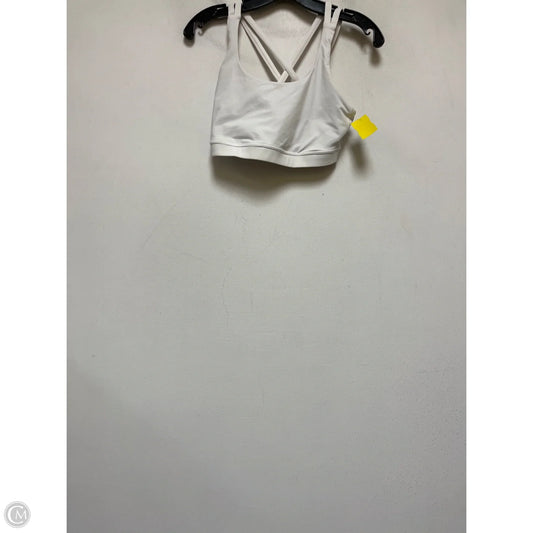 Athletic Bra By Lululemon In White, Size: M