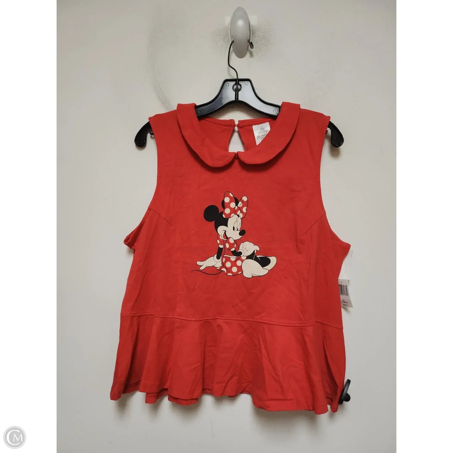 Top Sleeveless Basic By Walt Disney In Red, Size: Xl