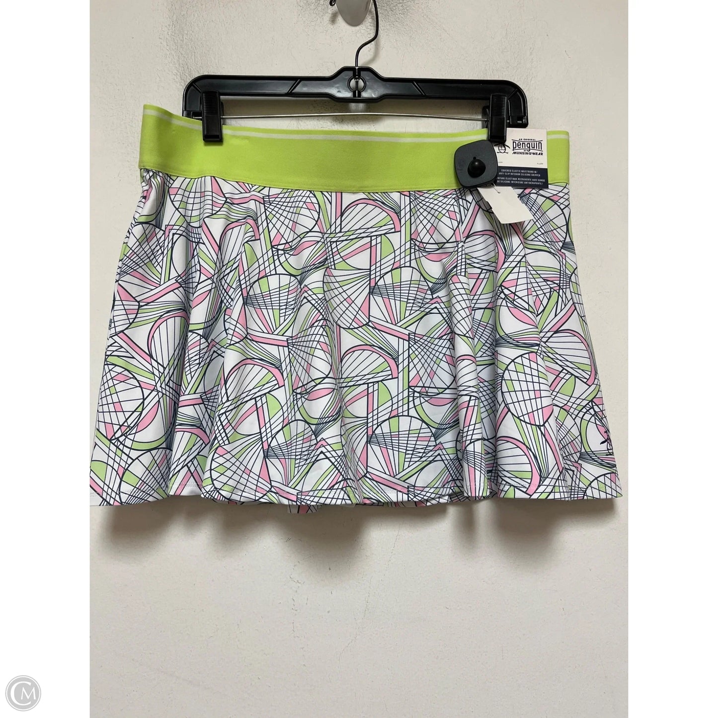 Athletic Skirt By Clothes Mentor In Green & Pink, Size: Xl