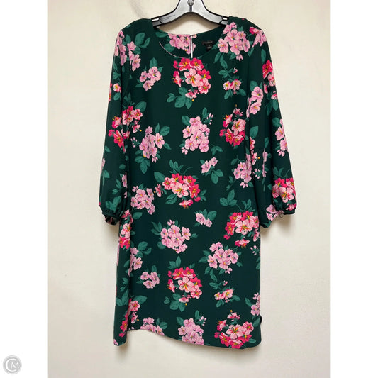 Dress Casual Short By Ann Taylor In Floral Print, Size: Xl