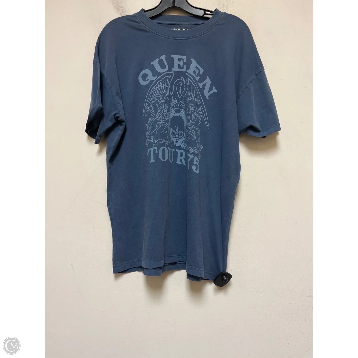 Top Short Sleeve Basic By American Eagle In Blue, Size: S