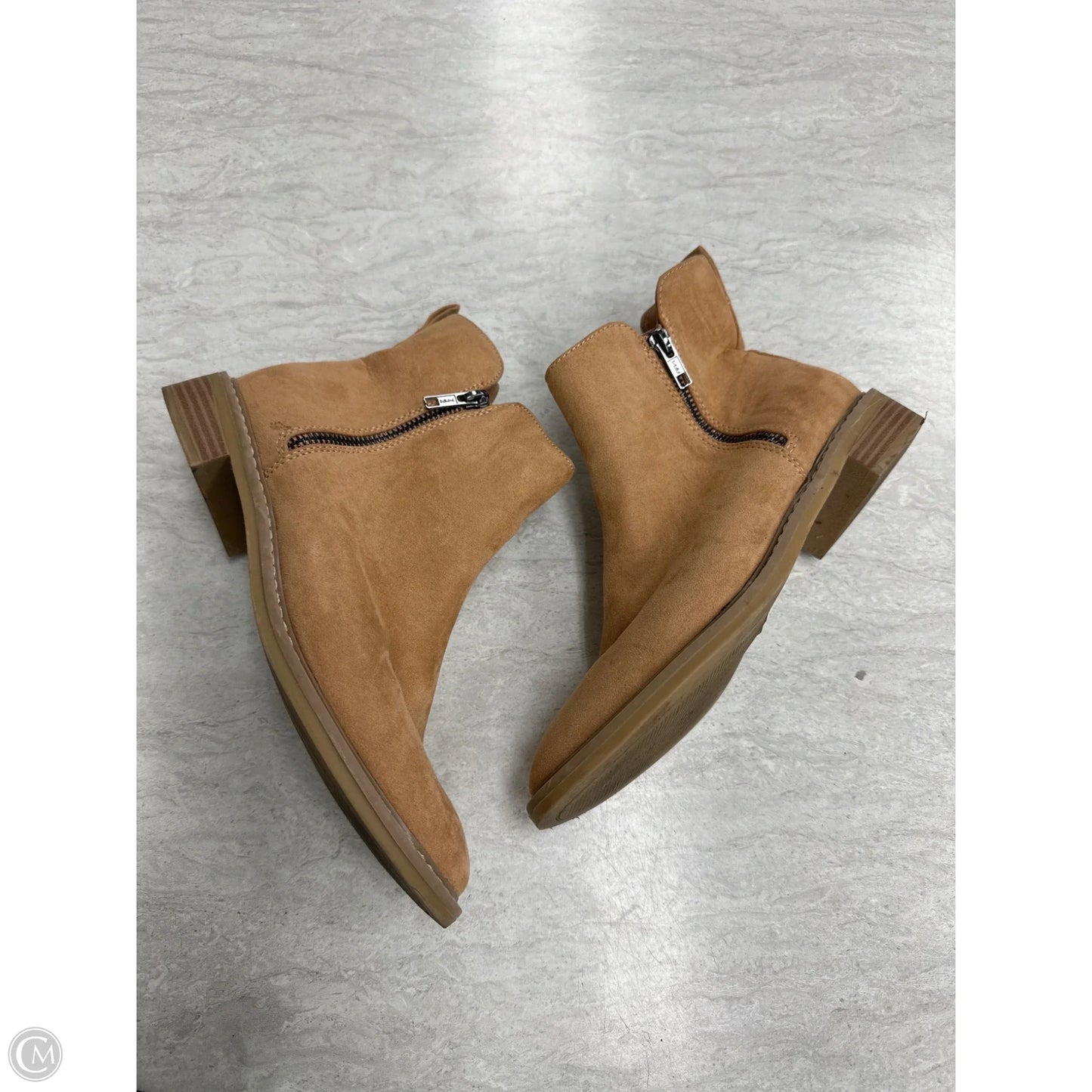 Boots Ankle Flats By Universal Thread In Brown, Size: 7