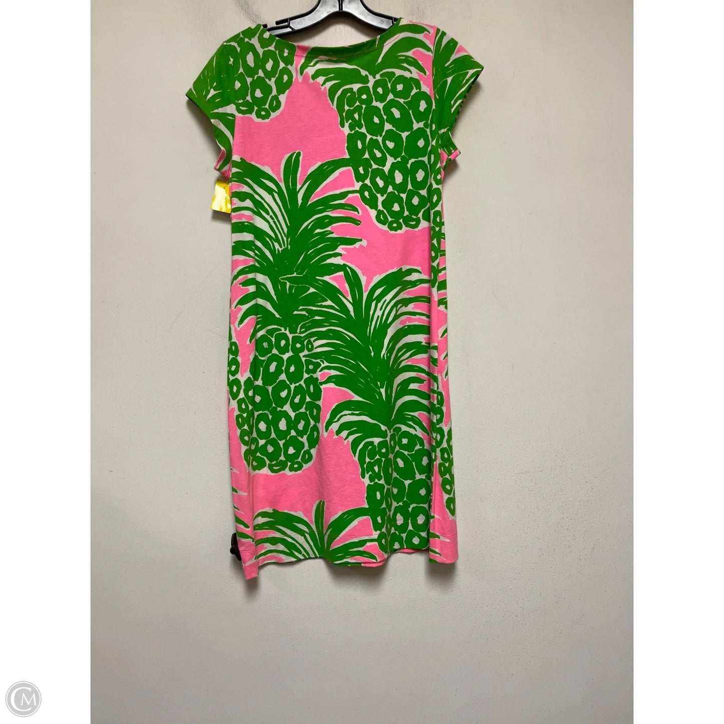 Dress Designer By Lilly Pulitzer In Green & Pink, Size: M