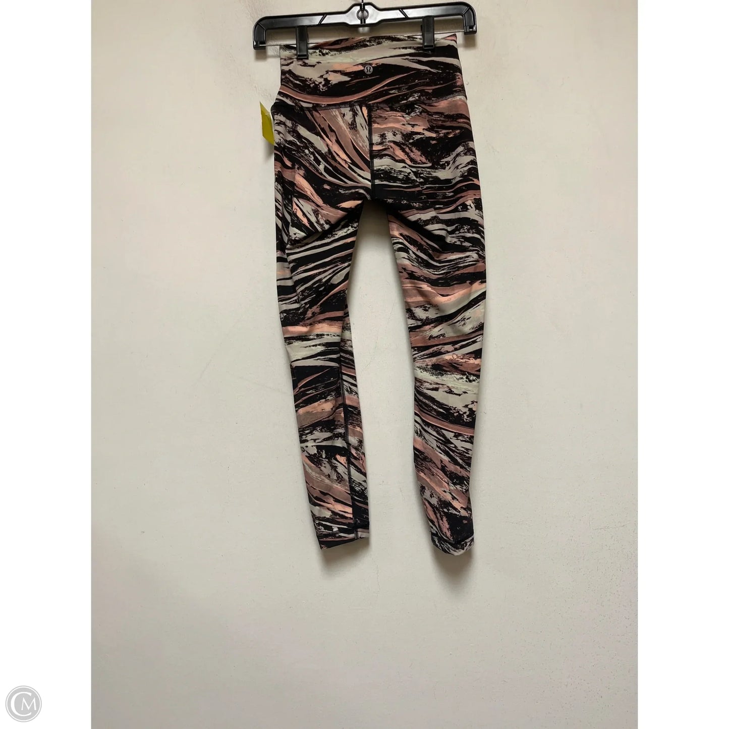 Athletic Leggings By Lululemon In Multi-colored, Size: 4
