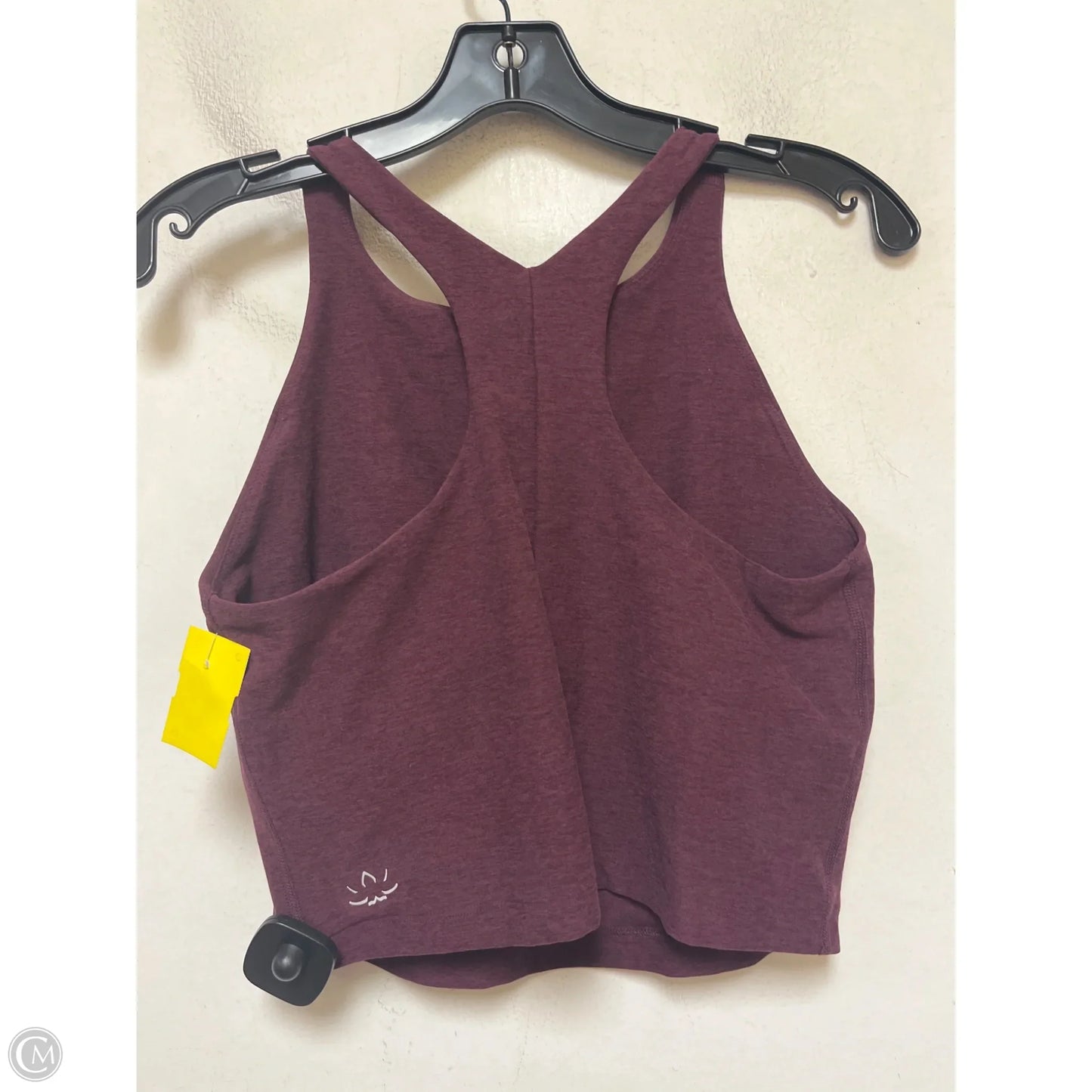 Athletic Tank Top By Beyond Yoga In Maroon, Size: L