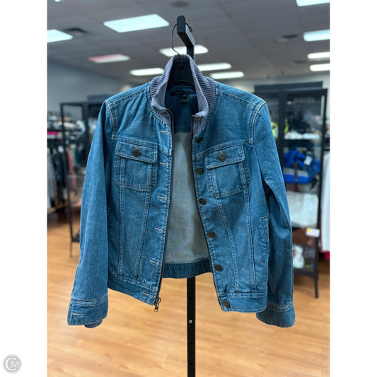 Jacket Luxury Designer By Marc Jacobs In Blue Denim, Size: S