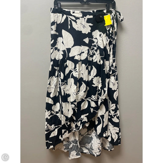 Skirt Midi By Christian Siriano In Black & Cream, Size: 8