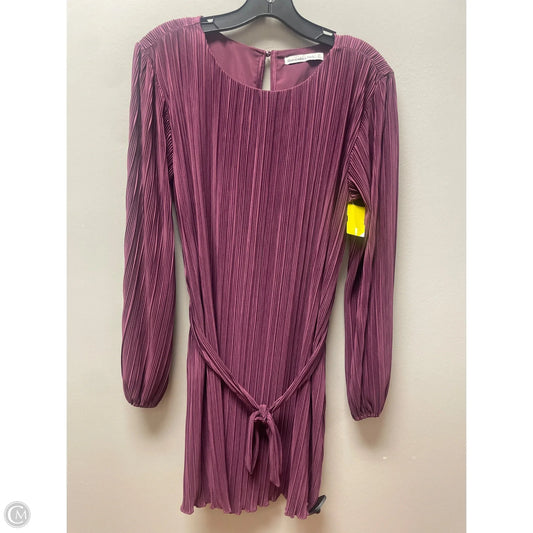 Dress Casual Short By Abercrombie And Fitch In Purple, Size: S