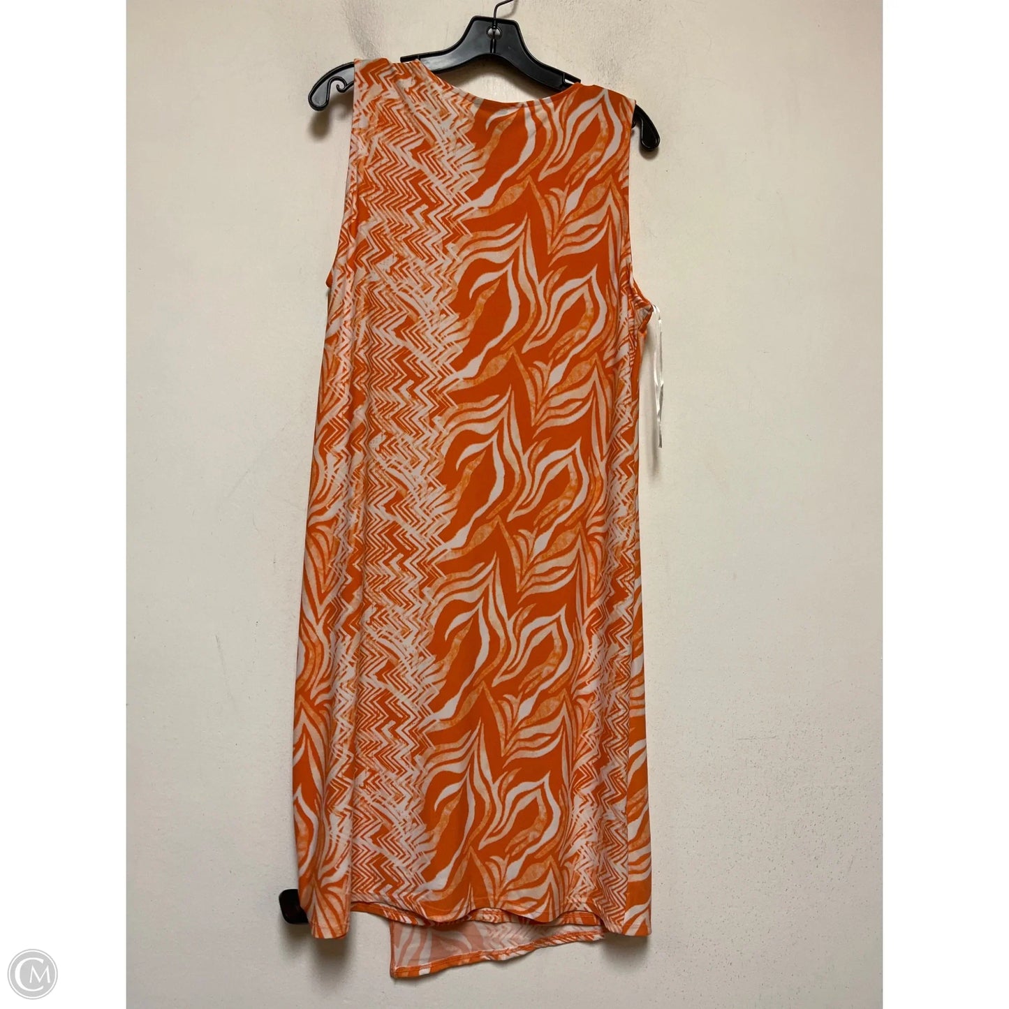 Dress Casual Midi By Jm Collections In Orange, Size: Xl