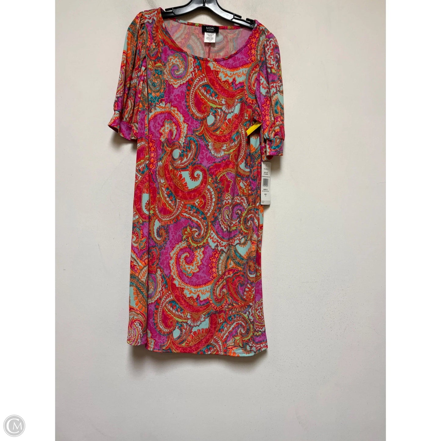 Dress Casual Midi By Msk In Multi-colored, Size: 1x