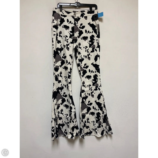 Jeans Flared By Altard State In Animal Print, Size: 12