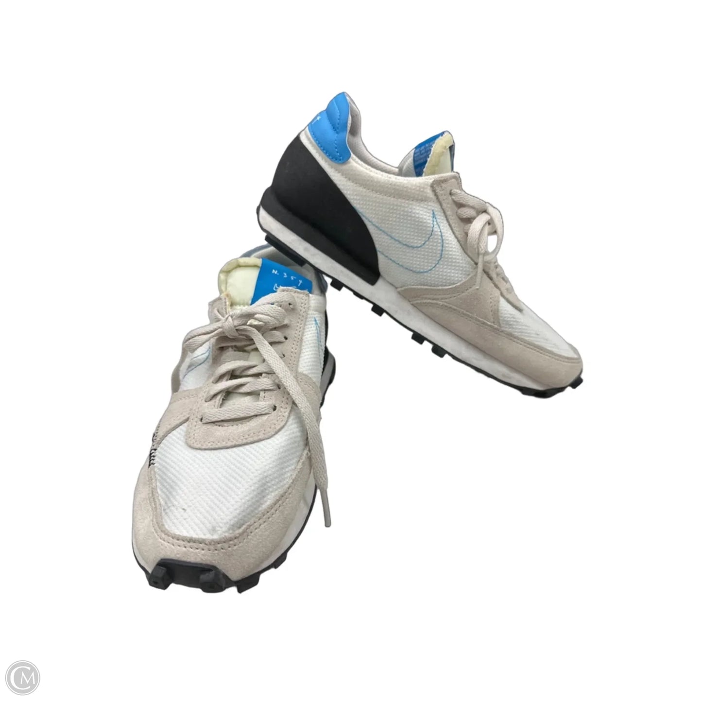 Shoes Sneakers By Nike In Blue & Cream, Size: 6