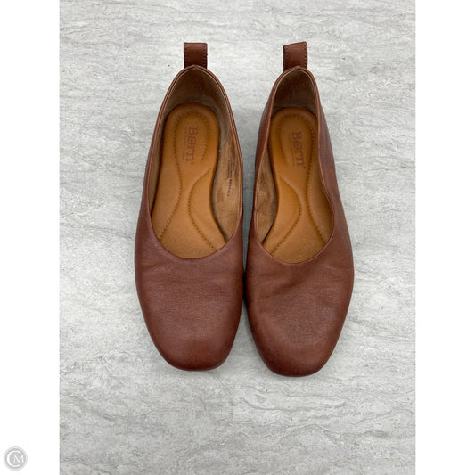 Shoes Flats By Born In Brown, Size: 6.5