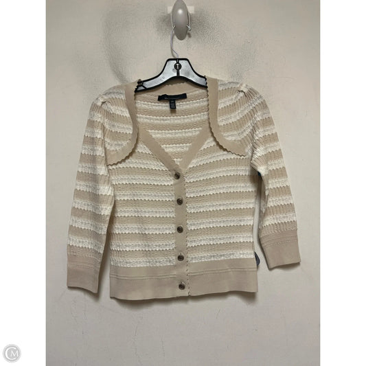 Top Long Sleeve By White House Black Market In Cream & White, Size: Xs