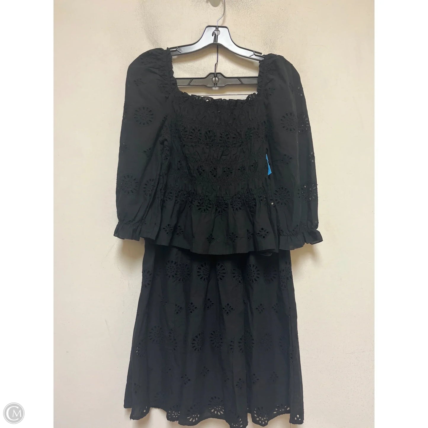 Skirt Set 2pc By Adiva In Black, Size: 8