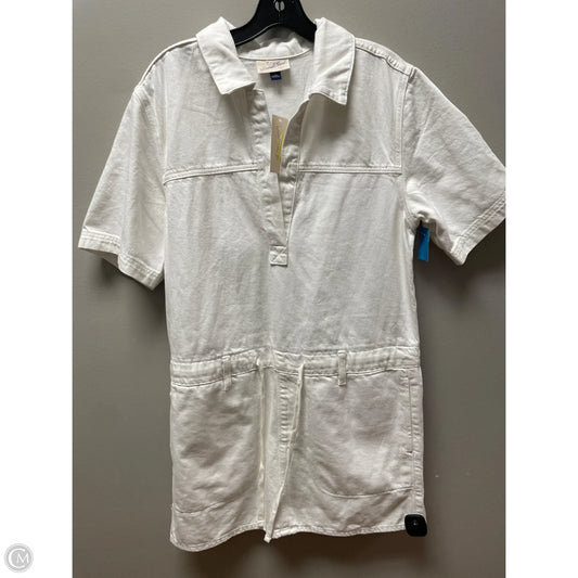 Dress Casual Short By Universal Thread In White Denim, Size: M