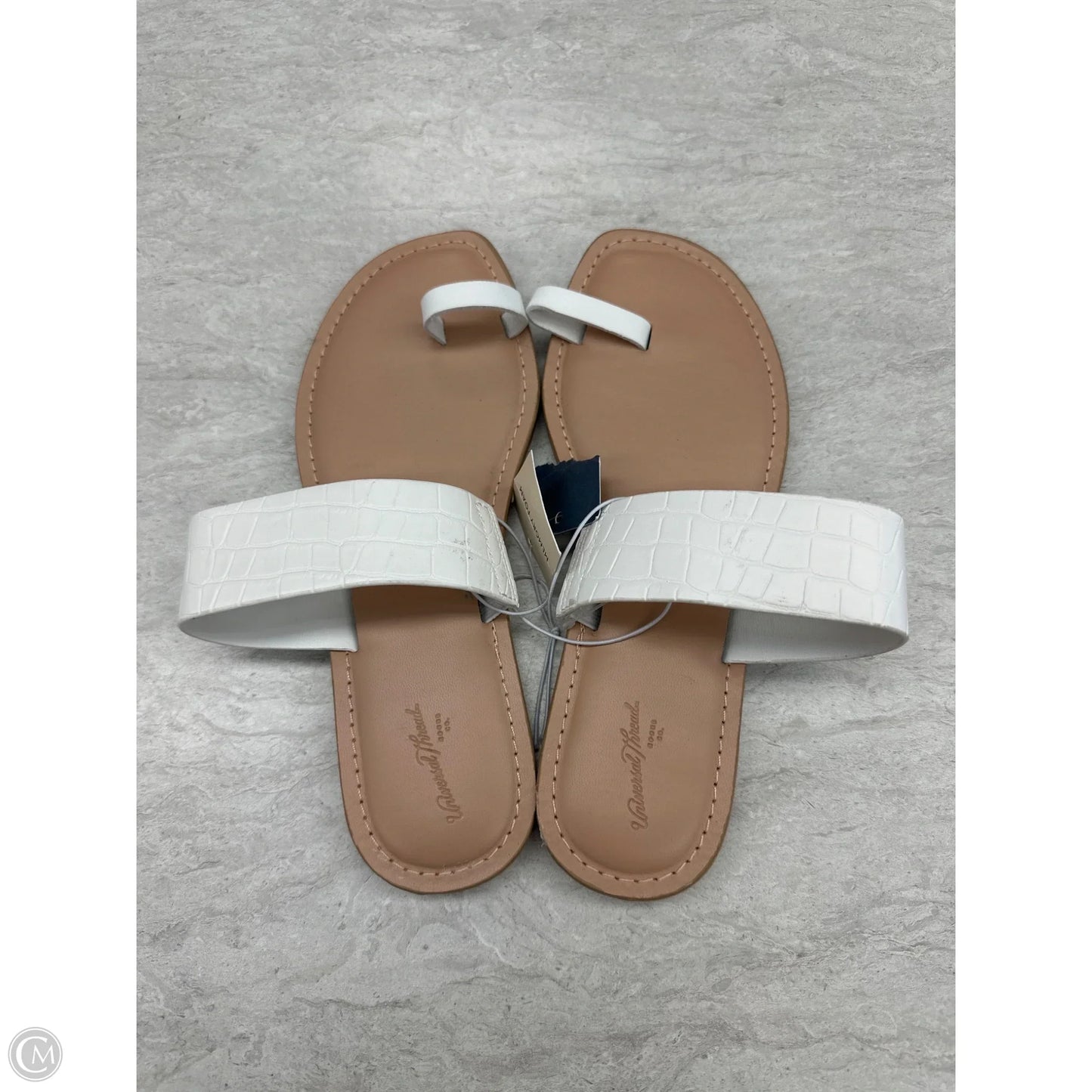 Sandals Flats By Universal Thread In White, Size: 7