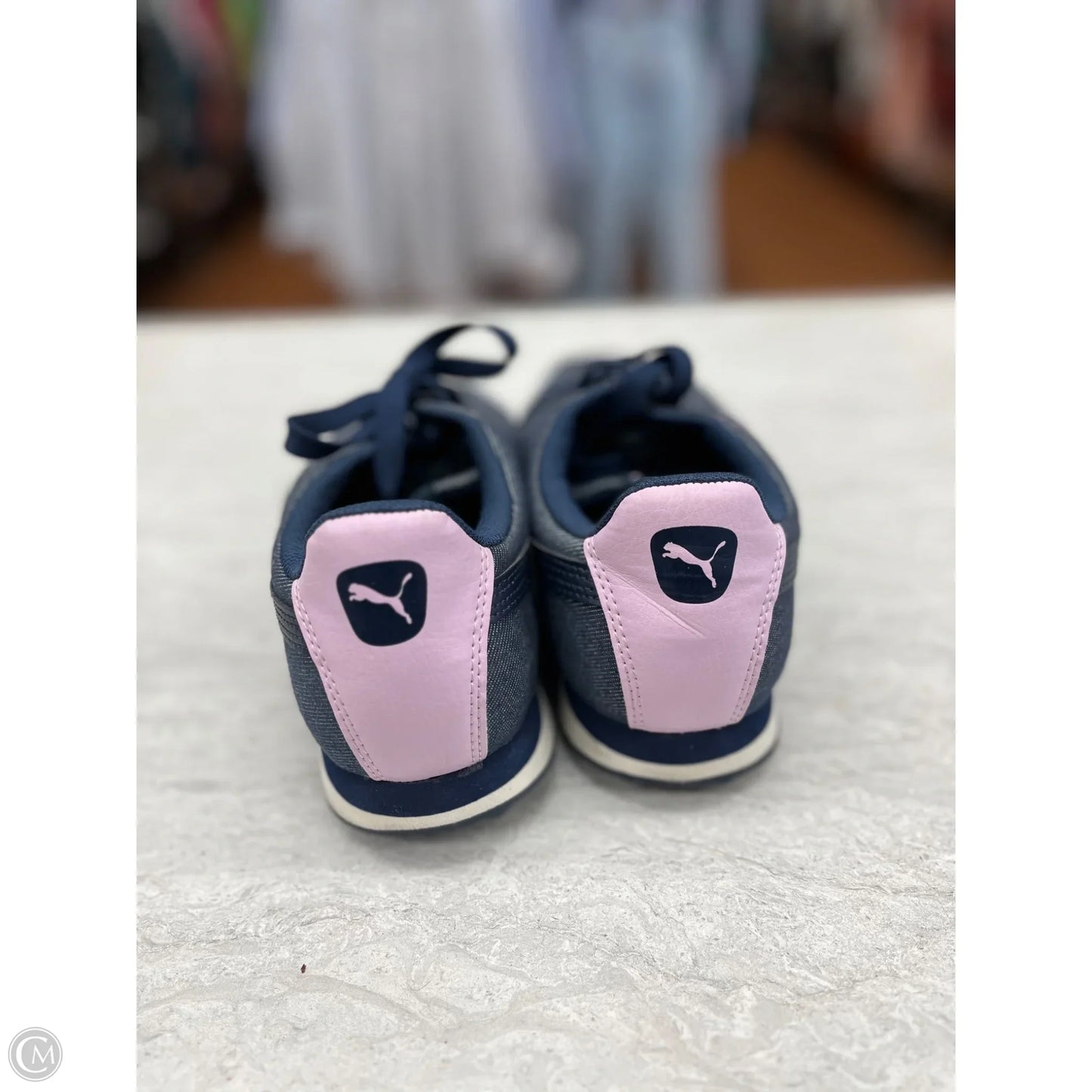 Shoes Athletic By Puma In Navy, Size: 6