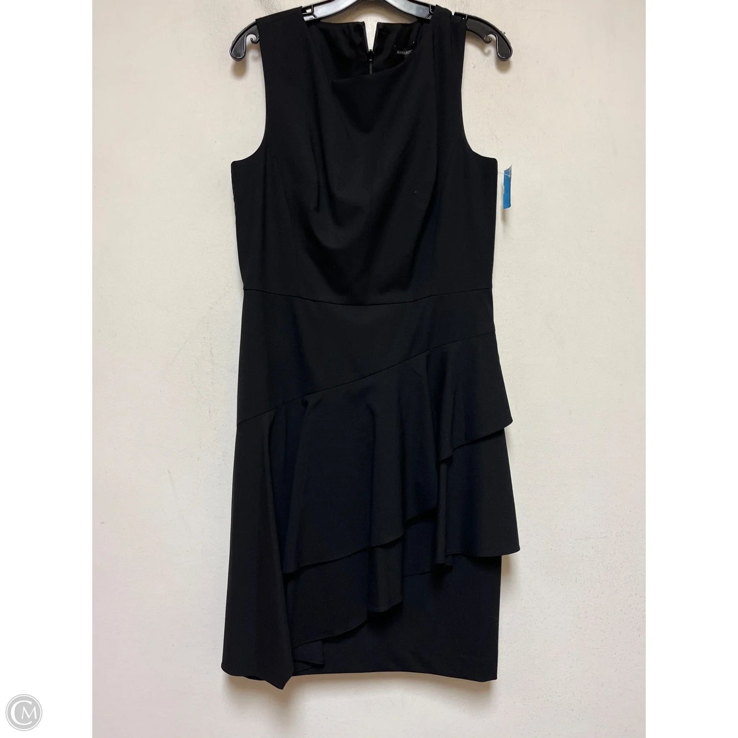 Dress Casual Midi By Banana Republic In Black, Size: M