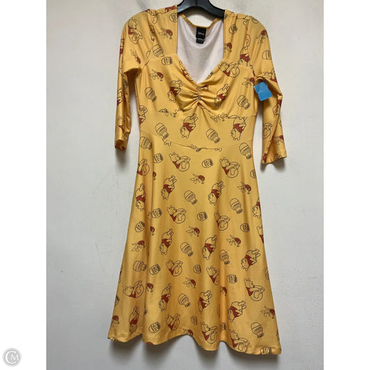 Dress Casual Short By Disney Store In Yellow, Size: S