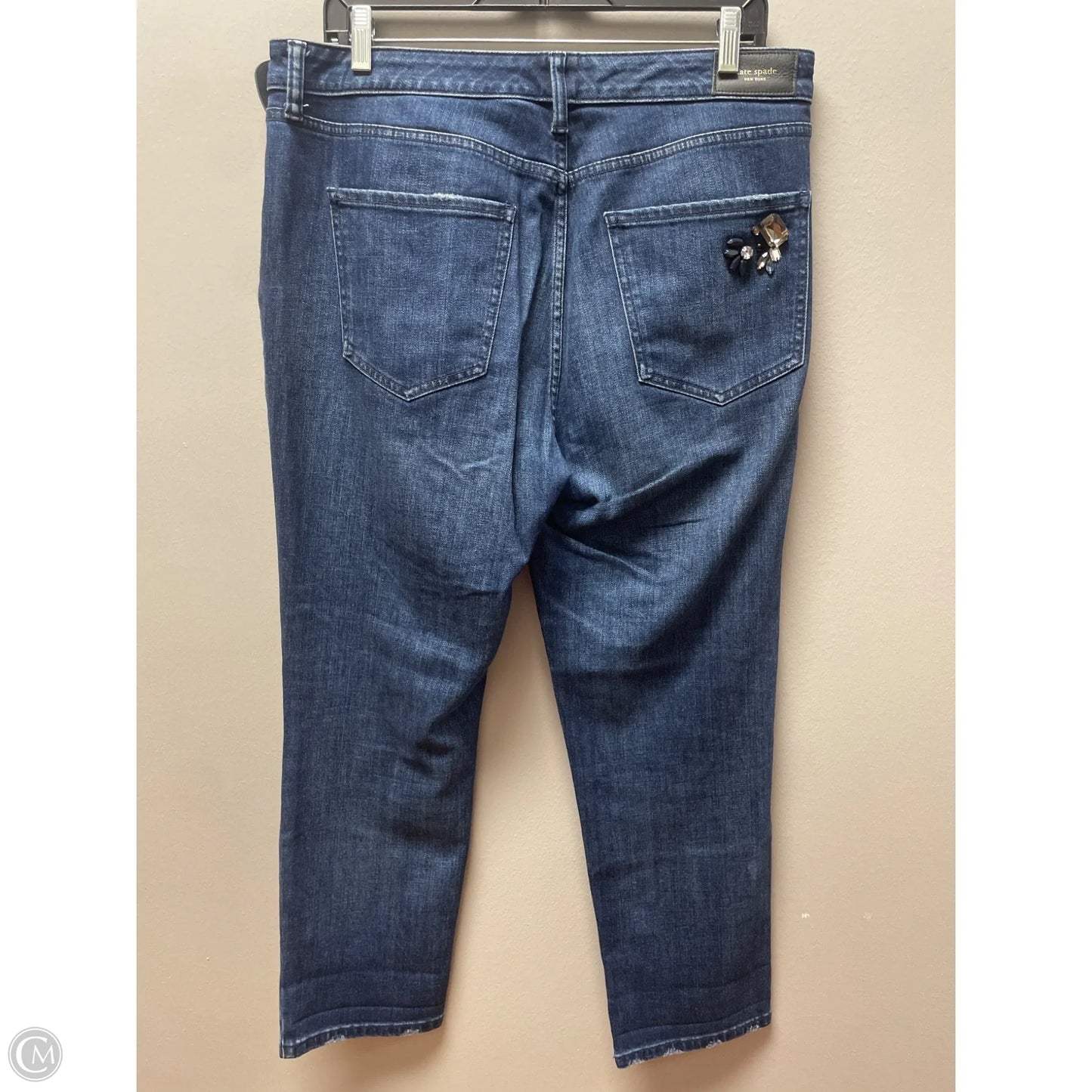 Jeans Designer By Kate Spade In Blue Denim, Size: 8