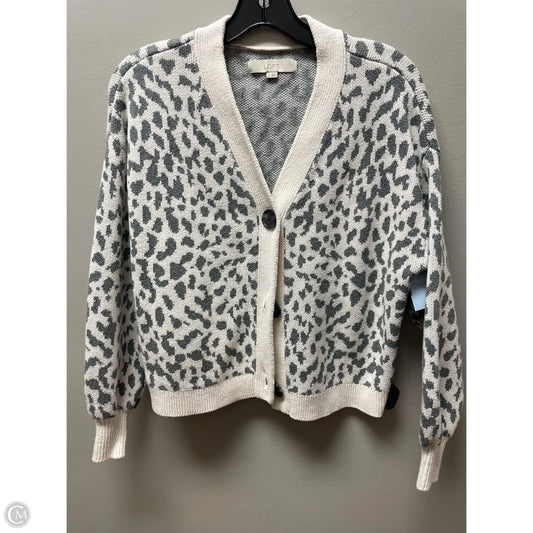Cardigan By Loft In Animal Print, Size: S