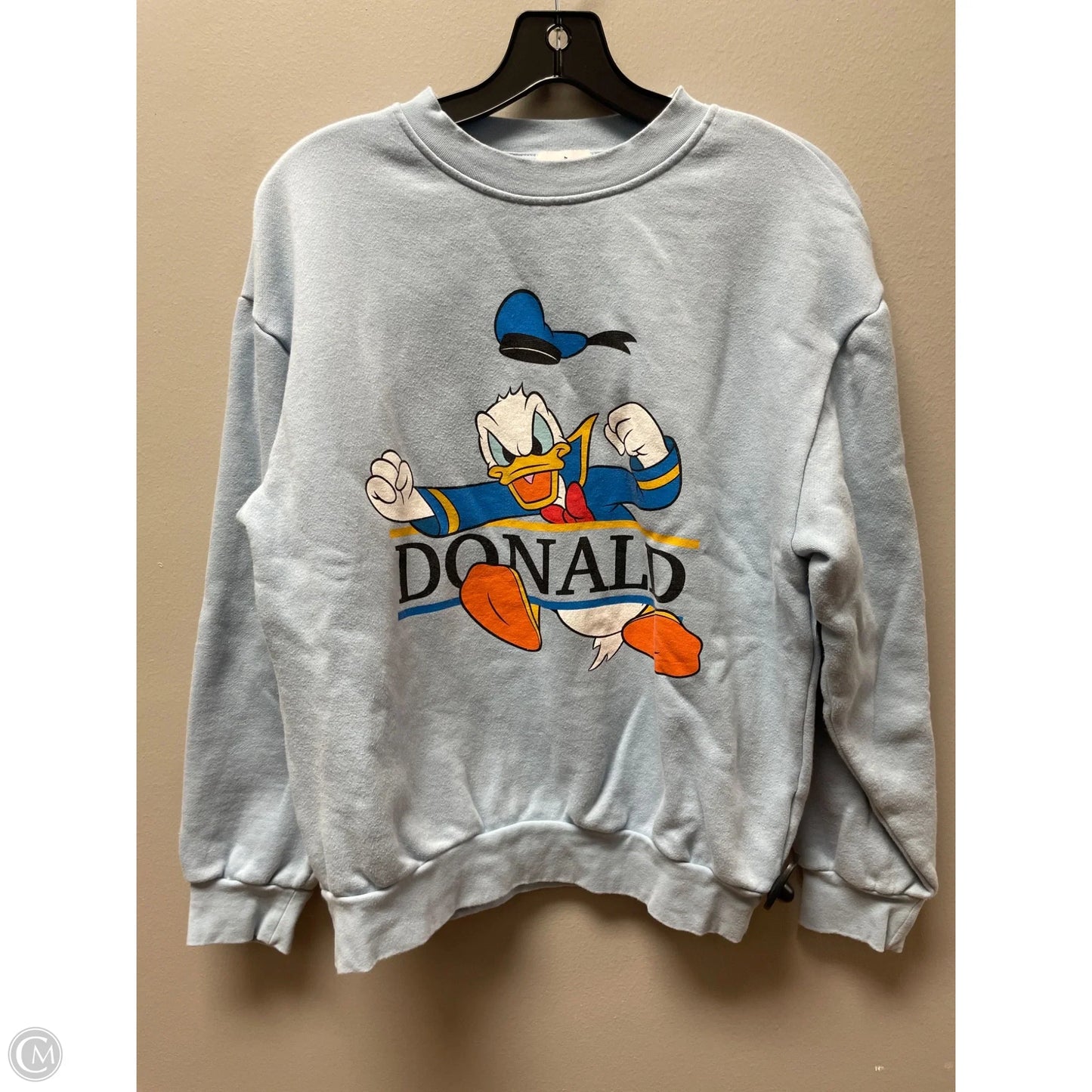 Sweatshirt Crewneck By Disney In Blue, Size: S