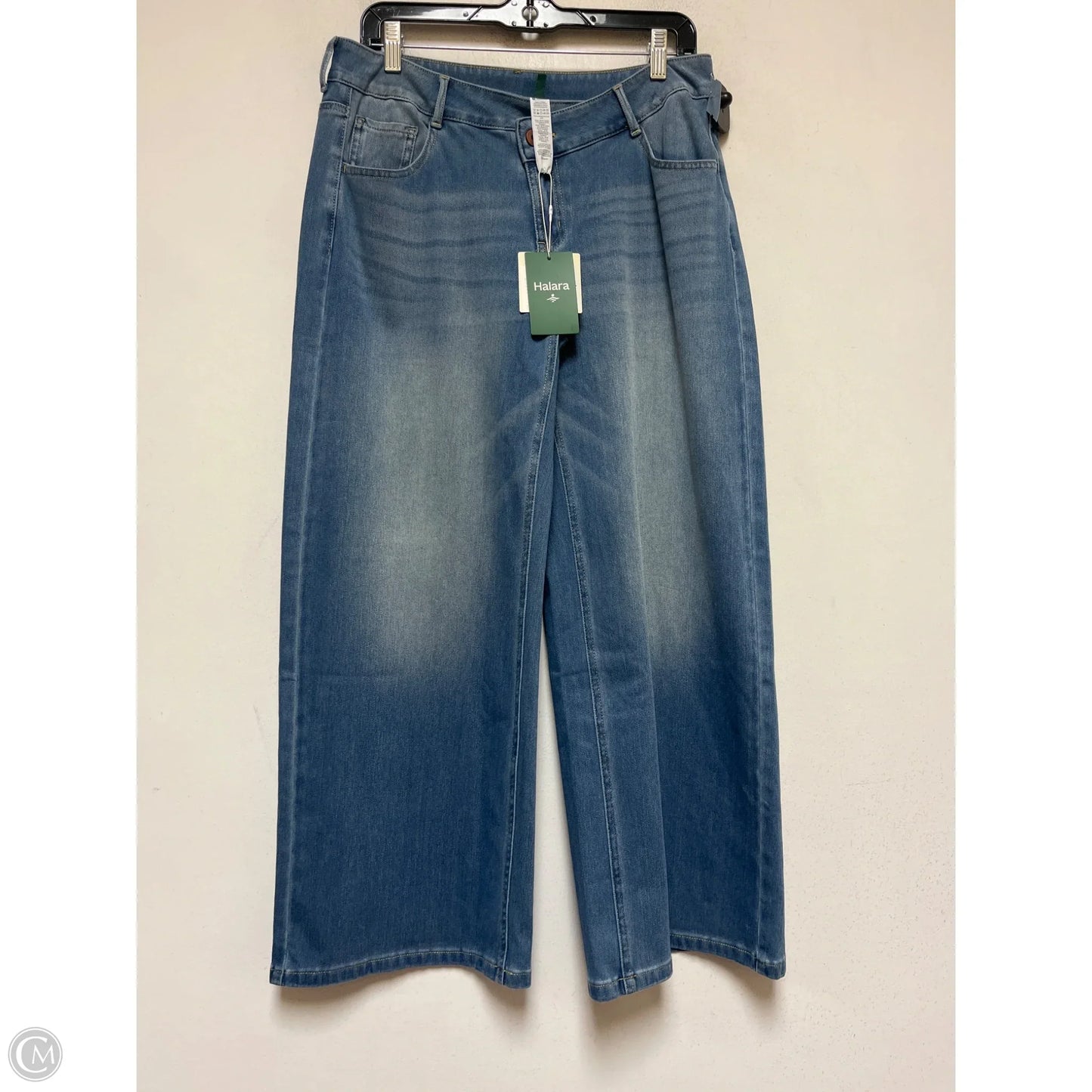 Jeans Wide Leg By Halara In Blue Denim, Size: 8p