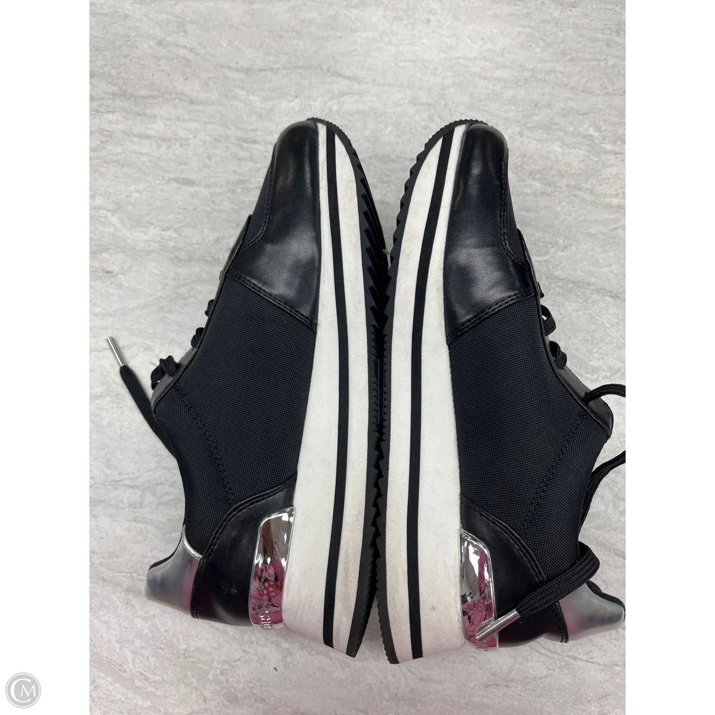 Shoes Sneakers Platform By Michael By Michael Kors In Black & White, Size: 7