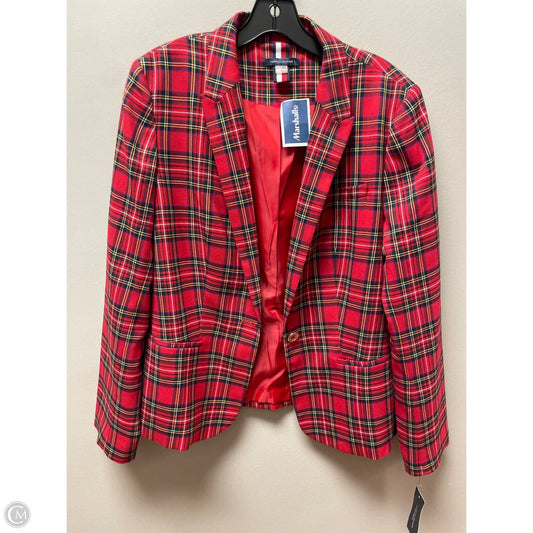 Blazer By Tommy Hilfiger In Plaid Pattern, Size: Xl