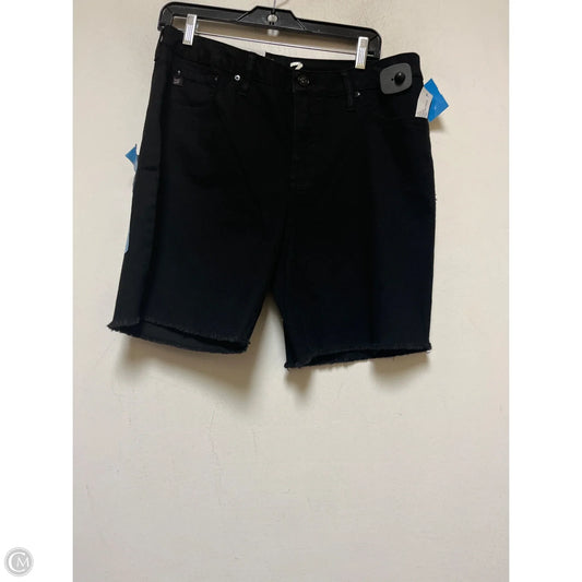 Shorts By Seven 7 In Black Denim, Size: 10