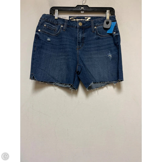Shorts By Seven 7 In Blue Denim, Size: 4
