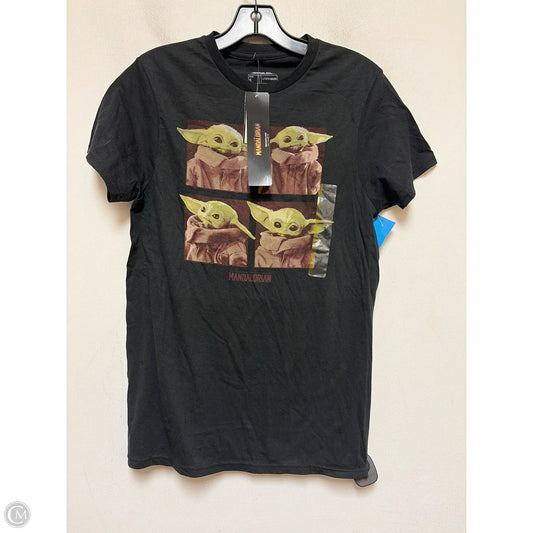 Top Short Sleeve Basic By Disney Store In Black, Size: S