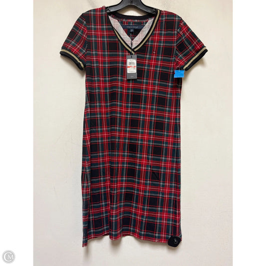 Dress Casual Short By Tommy Hilfiger In Plaid Pattern, Size: Xs