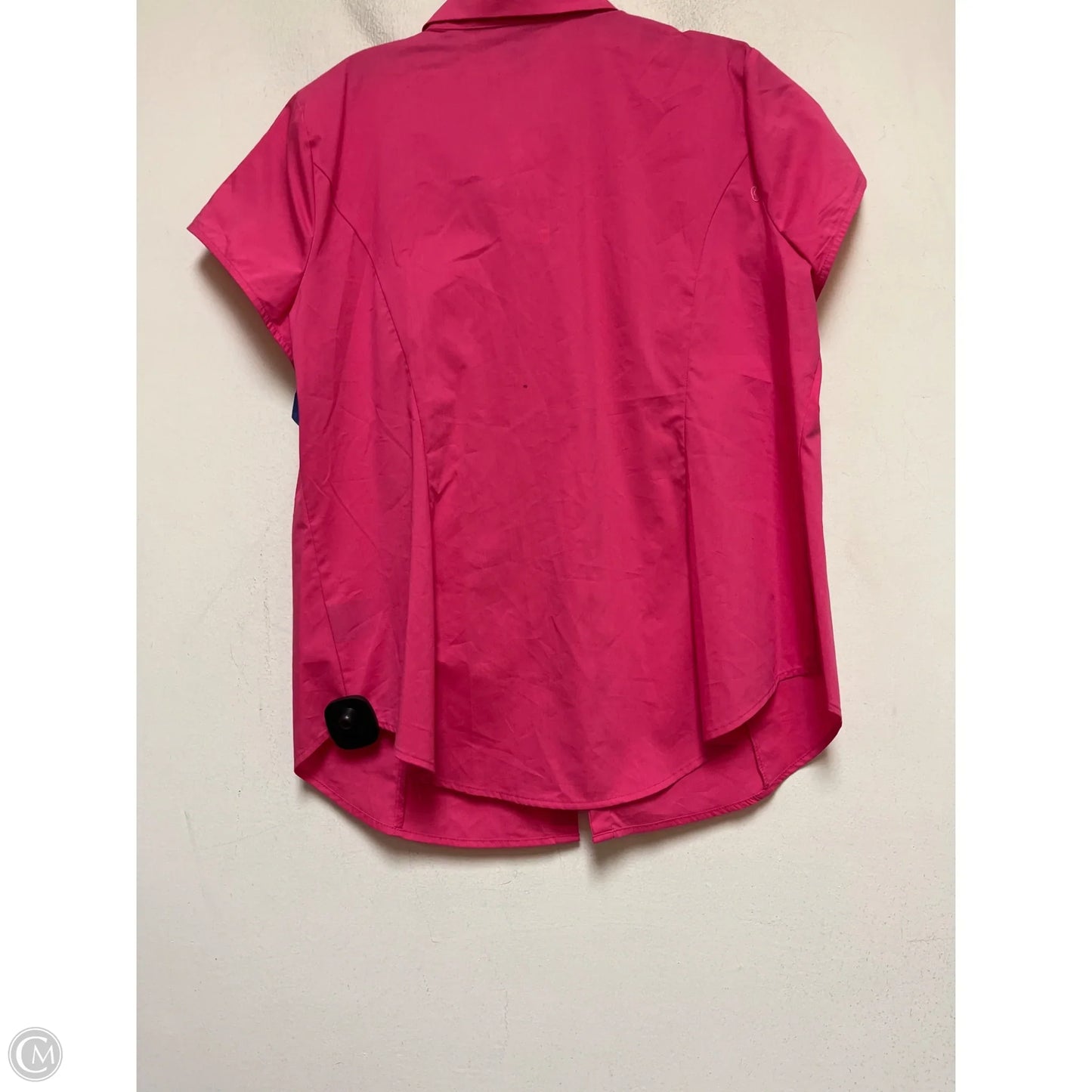 Top Short Sleeve By Worthington In Pink, Size: Xl