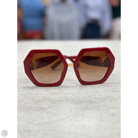 Sunglasses Luxury Designer By Valentino-garavani, Size: Large