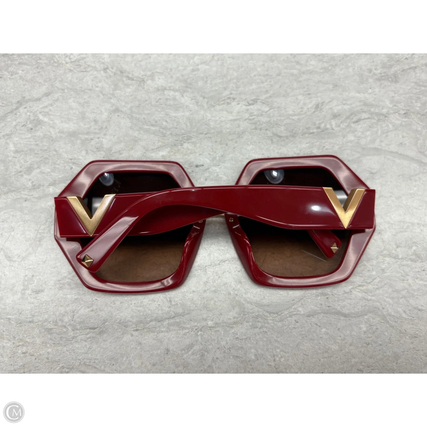 Sunglasses Luxury Designer By Valentino-garavani, Size: Large