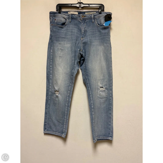Jeans Boyfriend By Pilcro In Blue Denim, Size: 10