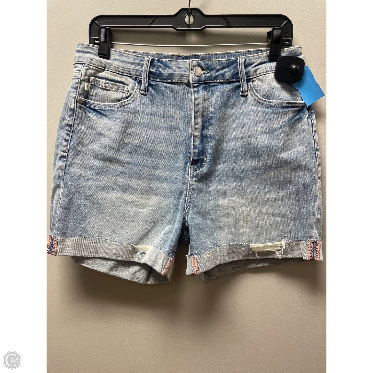 Shorts By Judy Blue In Blue Denim, Size: 14