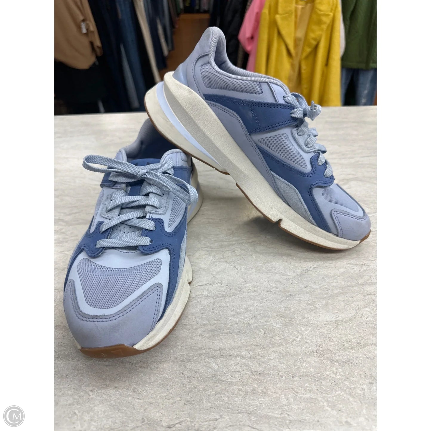 Shoes Sneakers By Under Armour In Blue, Size: 9