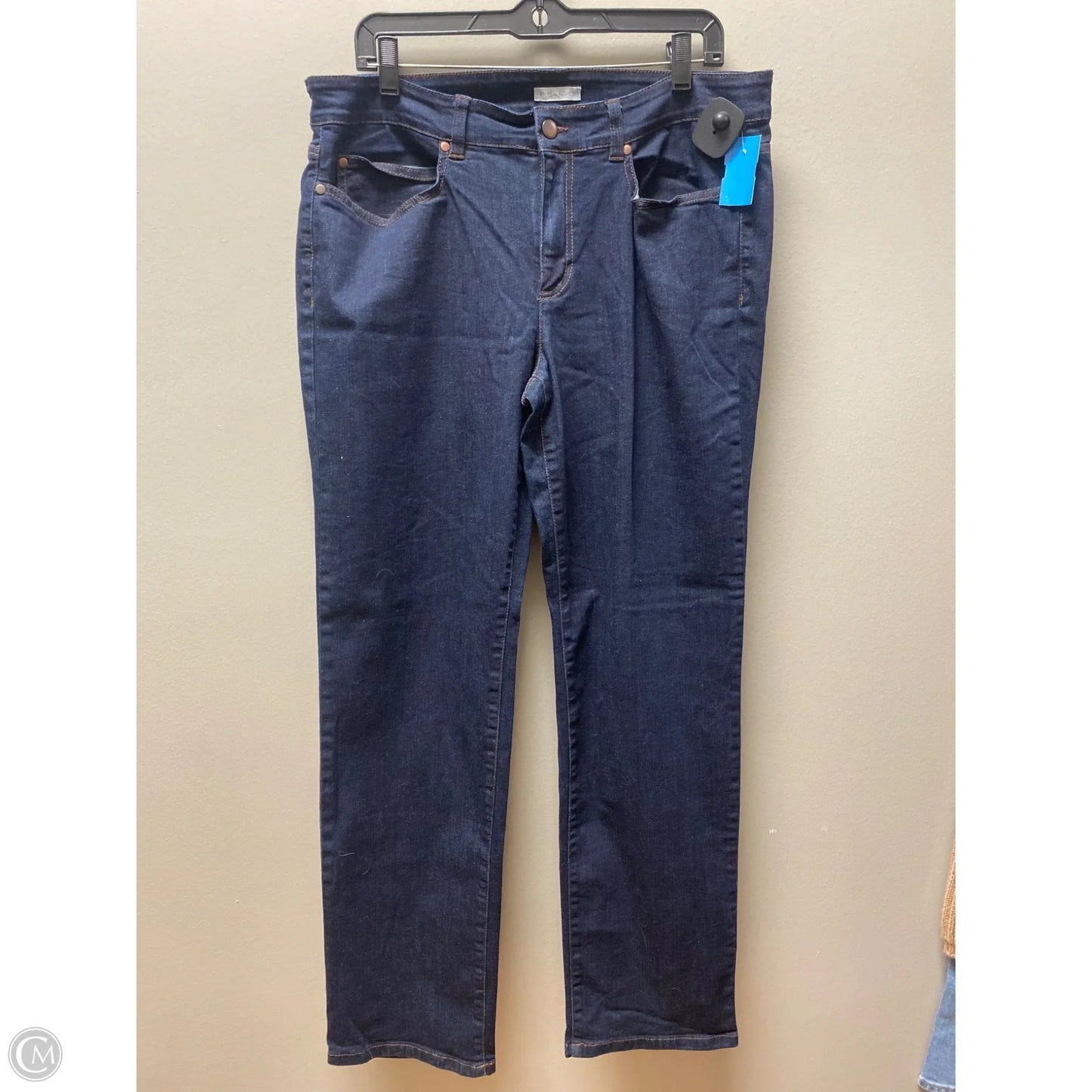 Jeans Boot Cut By Eileen Fisher In Blue Denim, Size: 14