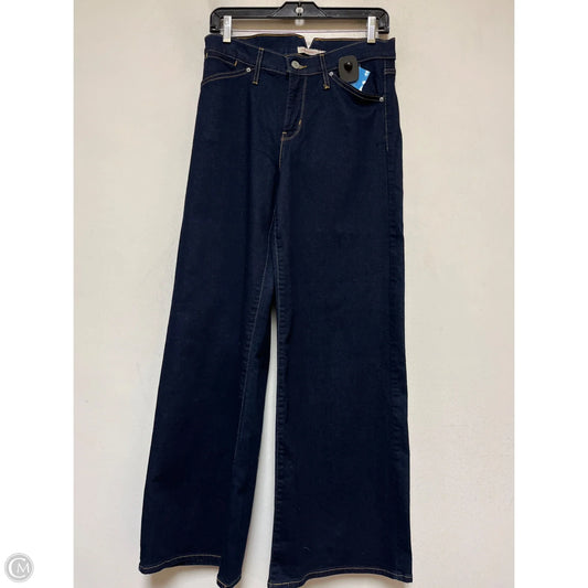 Jeans Wide Leg By Levis In Blue Denim, Size: 6