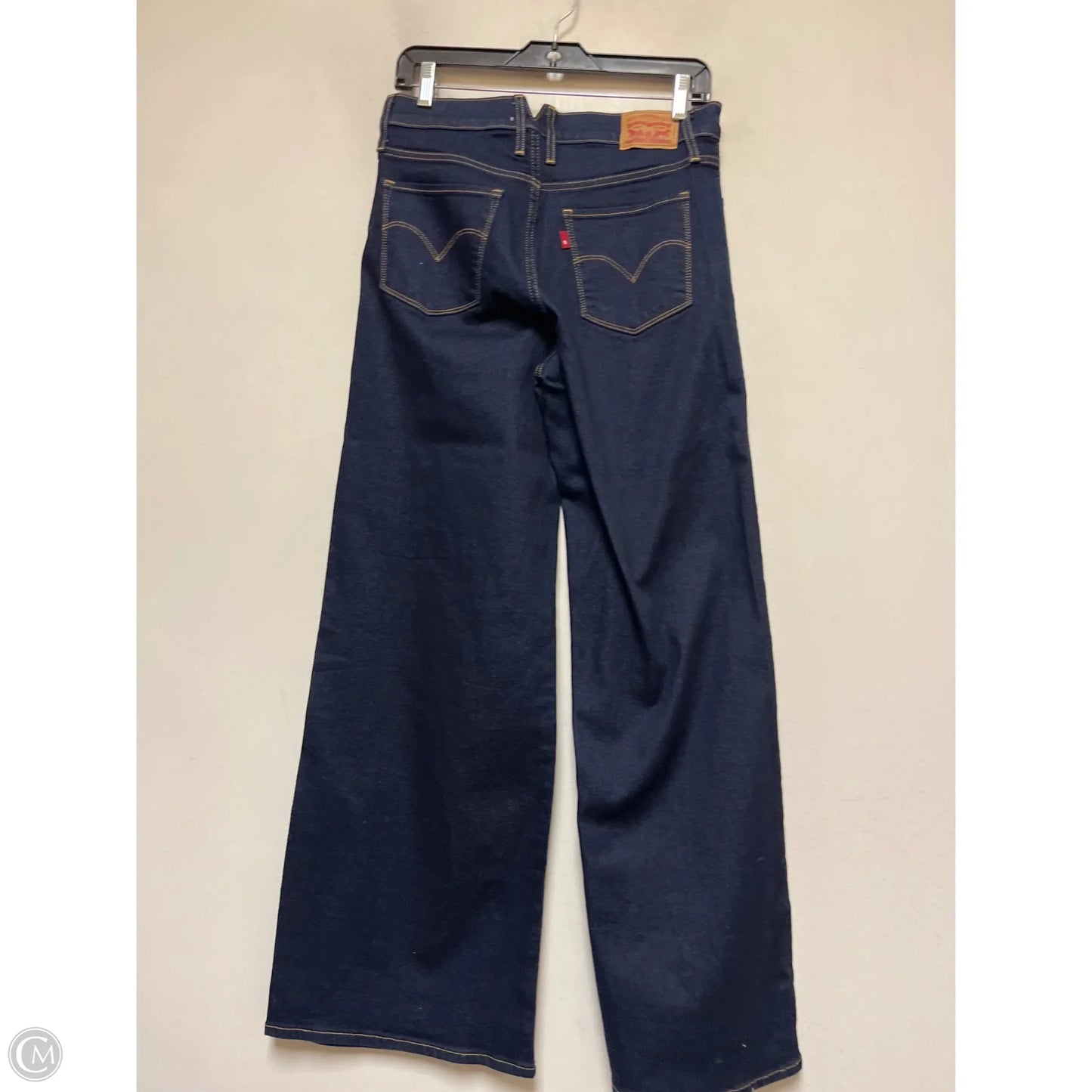 Jeans Wide Leg By Levis In Blue Denim, Size: 6