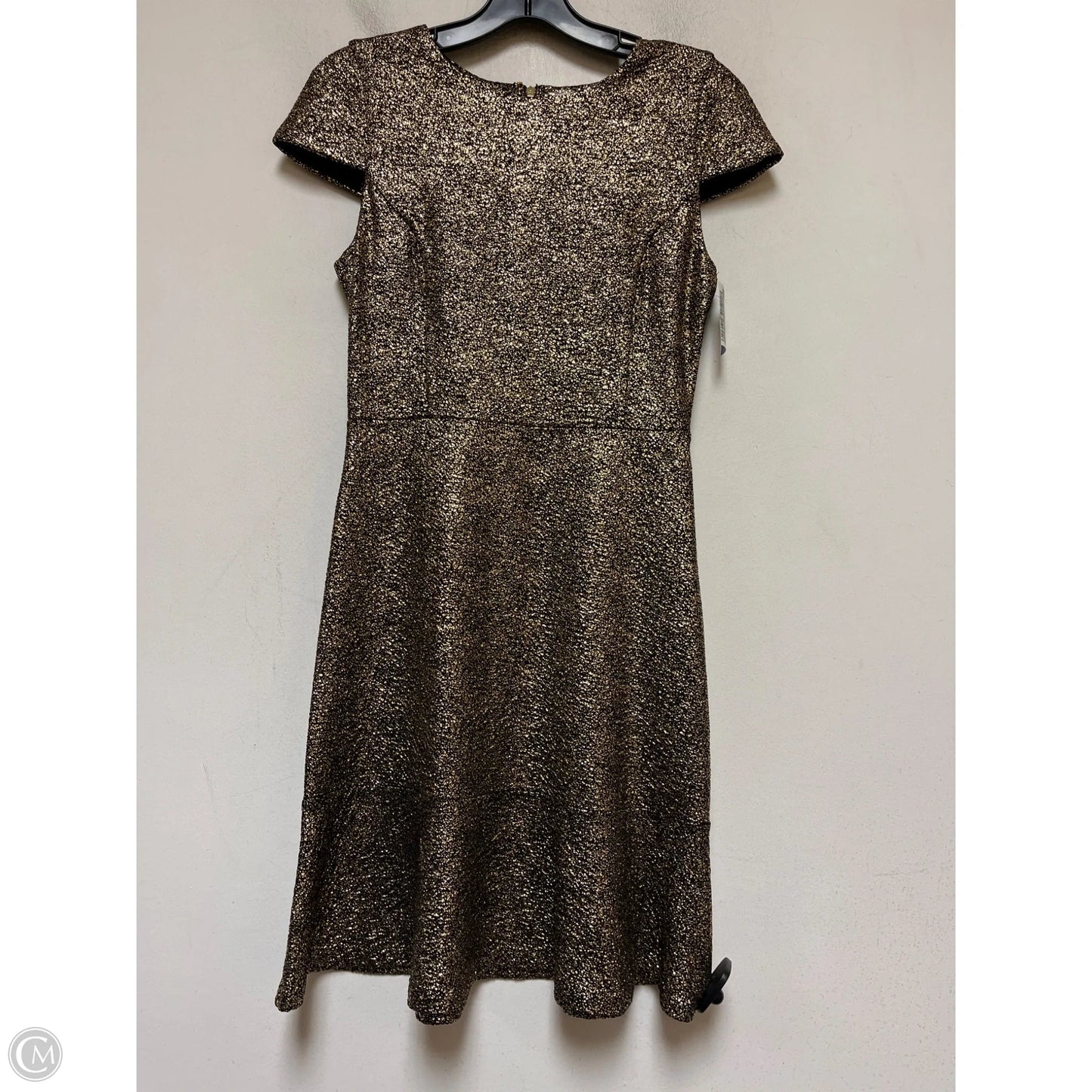 Dress Casual Short By Michael By Michael Kors In Black & Gold, Size: Xs