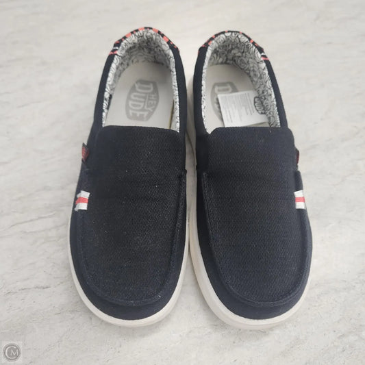 Shoes Flats By Hey Dude In Black, Size: 6