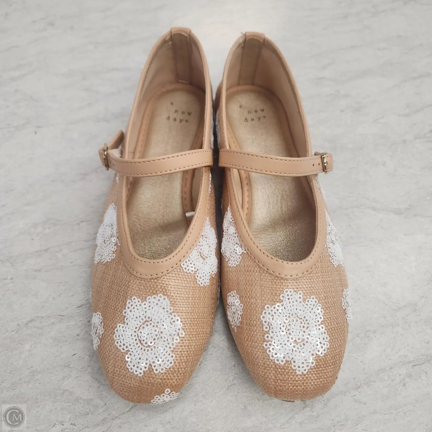 Shoes Flats By A New Day In Beige, Size: 6.5